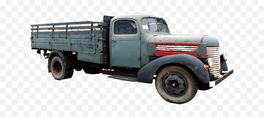 Transport Truck Parking - Old Transport Truck Emoji,Pickup Truck Emoji