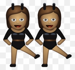 Women With Bunny Ears - Cartoon Emoji