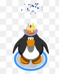 Clipart Snow Happy Birthday Clipart - Happy Penguin Club Penguin Emoji,Happy Birthday Animated Emoji