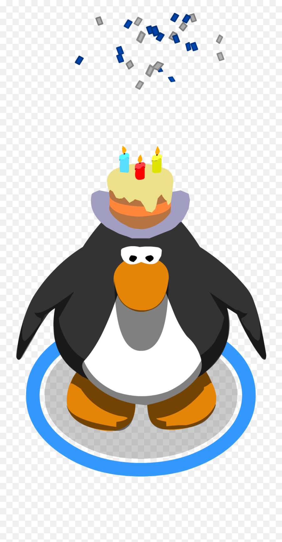 Clipart Snow Happy Birthday Clipart - Happy Penguin Club Penguin Emoji,Happy Birthday Animated Emoji