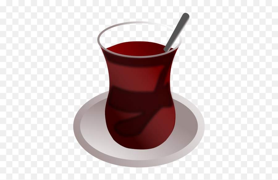 Vector Of A Turkish Tea - Glass Tea Clipart Emoji,Bubble Tea Emoji