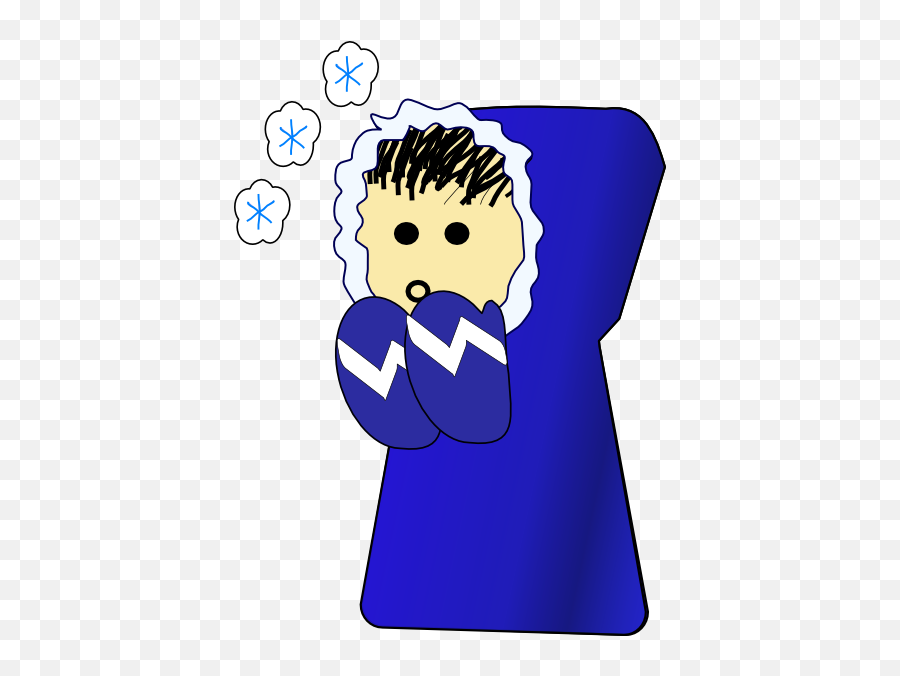 Freezing Cold Person Clipart - Cold Clip Art Emoji,Freezing Emoticons