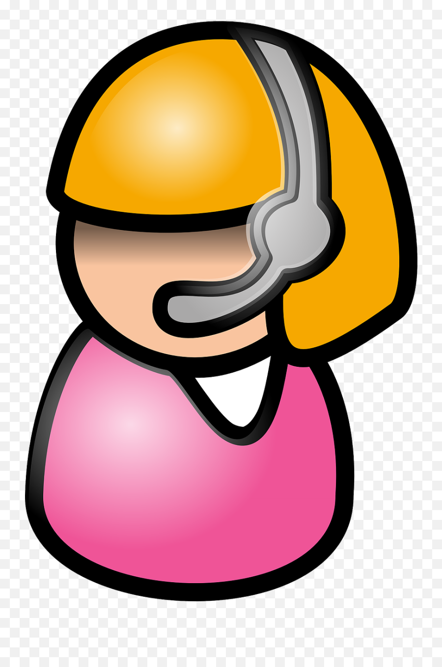 Girl Call Center Operator Headphone - People Clip Art Emoji,Boy Microphone Baby Emoji