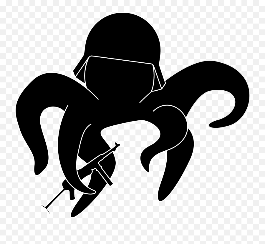 Octopus Storm Trooper Vector Clipart - Soldier Octopus Emoji,Bowl Of Rice Emoji