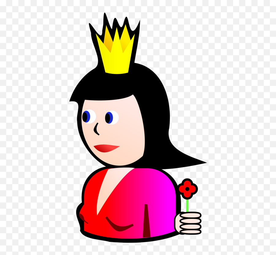 Cheek Fictional Character Png Clipart - Cartoon Clipart Queen Emoji,Playing Card Emoticons