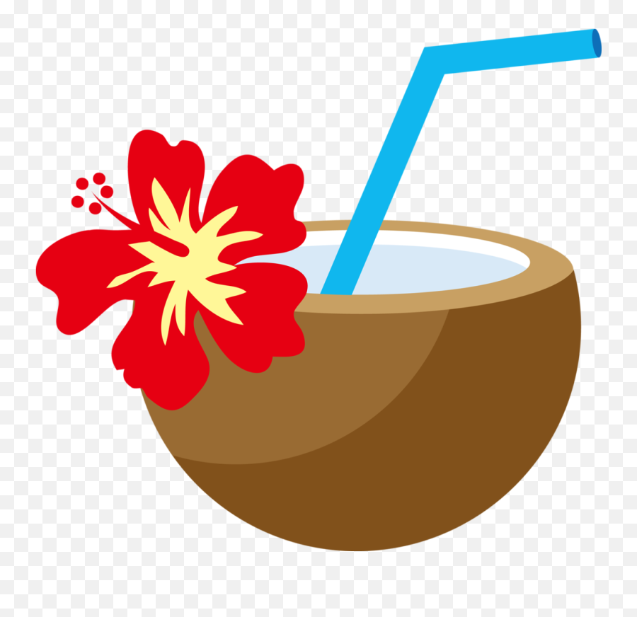 Luau Clipart June Tropical - Clipart Hawaiian Png Emoji,Is There A Hawaiian Flag Emoji