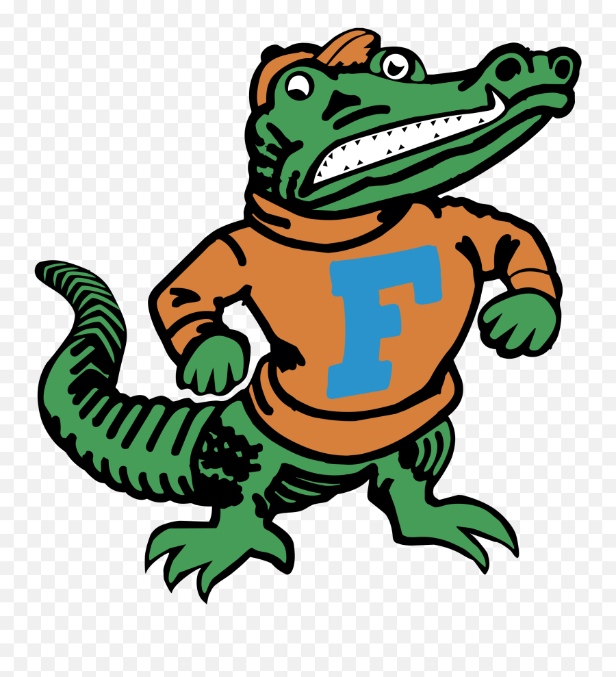 Gator Svg Cartoon Transparent Png - Florida Gator Logo Transparent Emoji,Flag And Alligator Emoji