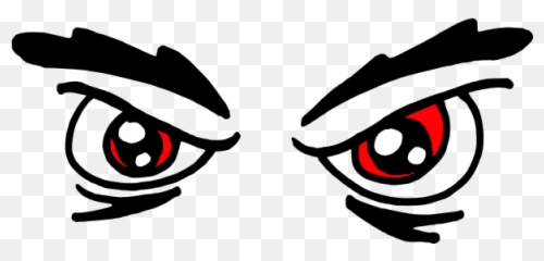 Angry Red Eyes - Clipart Png Emoji