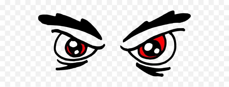 Angry Red Eyes - Angry Eyes Clipart Png Emoji,Eyeball Emoji