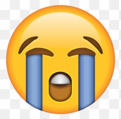 Crying Emoji - Crying Emoji Transparent Background,Laughing Crying Emoji