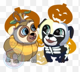 Puppy Dog Pals Halloween Clipart - Full Size Clipart Emoji,Puppy Dog Eyes Emoji