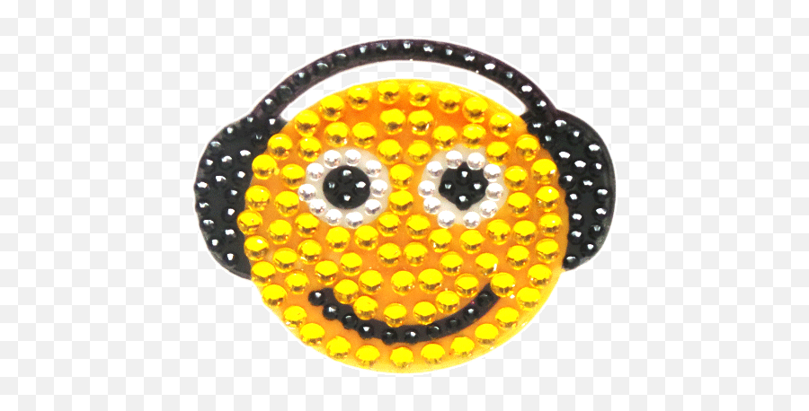 Smiley Stickerbeans - Embroidery Emoji,W Emoticon