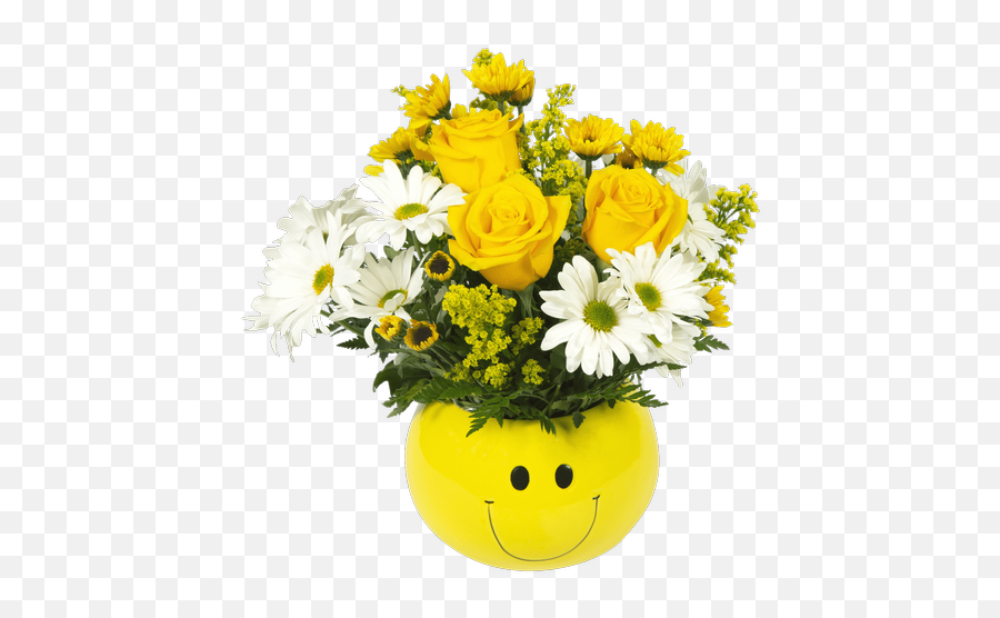 Smiley Bowl - Smiley Emoji,Flower Emoticon