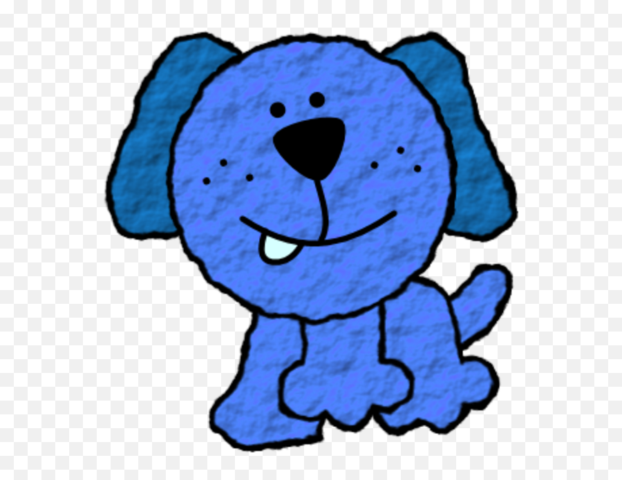 Library Of Blue Dog Graphic Free Library Png Files - Blue Dog Clipart Emoji,Toung Emoji