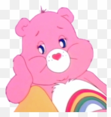 Carebears Pink Kawaii - Bear Aesthetic Transparent Emoji