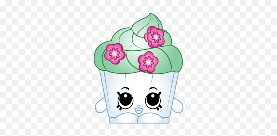 Keiko Cupcake - Shopkins Keiko Cupcake Emoji,Cupcakes De Emojis