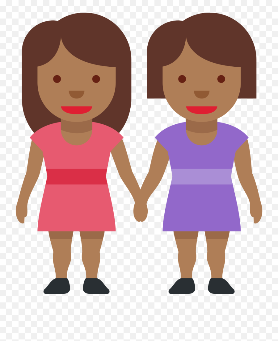 Twemoji12 1f46d - Human Skin Color Emoji,Friendship Emoji