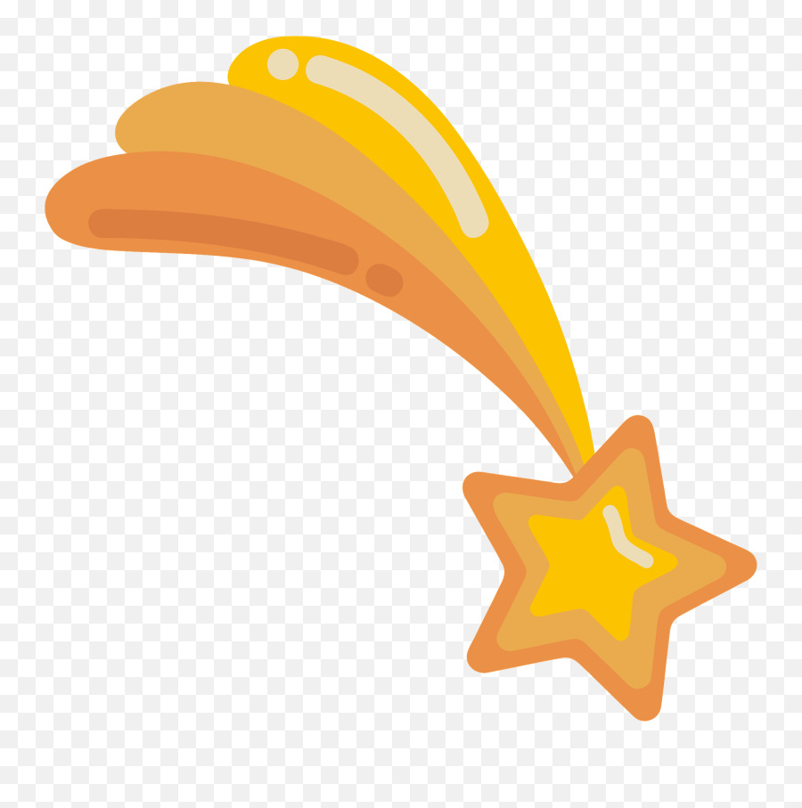 Shooting Star Clipart - Star Emoji,Shooting Star Emoji