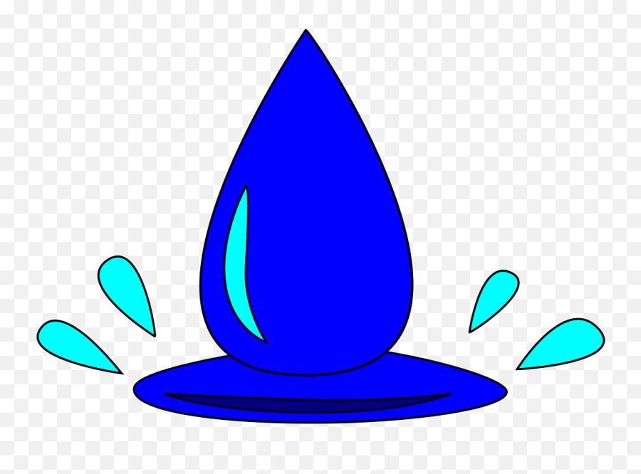 File - Water Droplet Svg Wikimedia Commons Svg Water Emoji,Water Drops Emoji