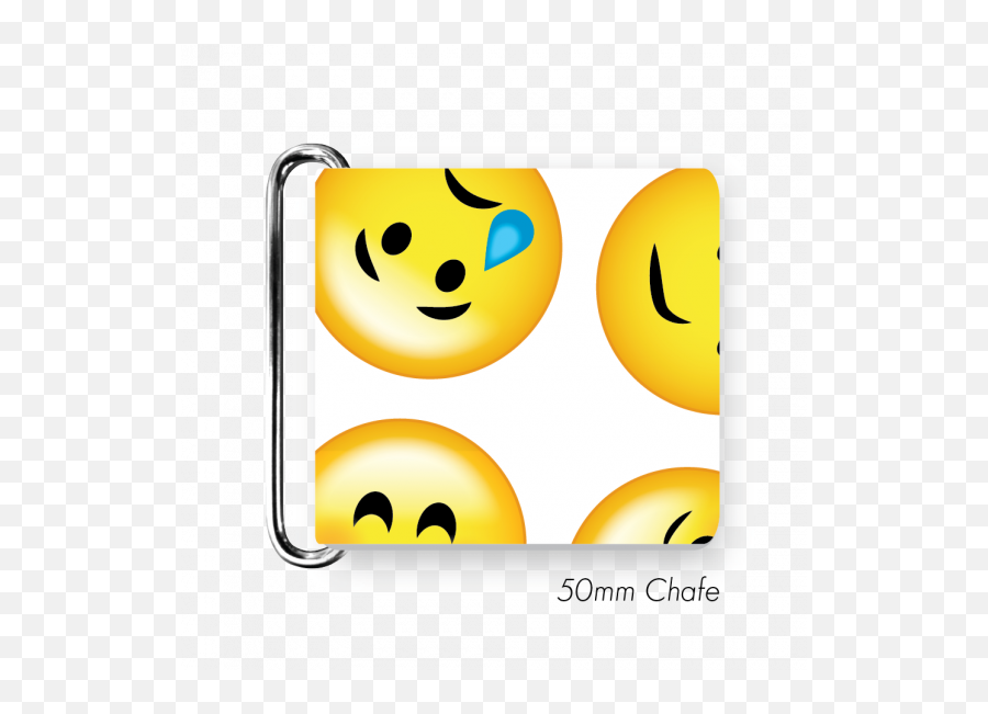Chafe 2 50mm With Pvc Ss Loop Printed Emoji - Happy,Emoji Socks