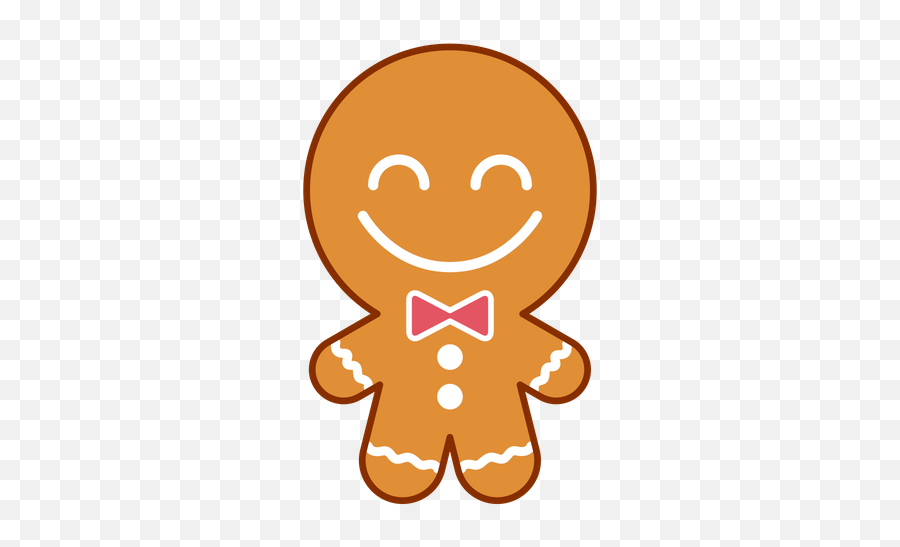 Happy Emoji Icon Of Colored Outline - Icon,Gingerbread Emoji