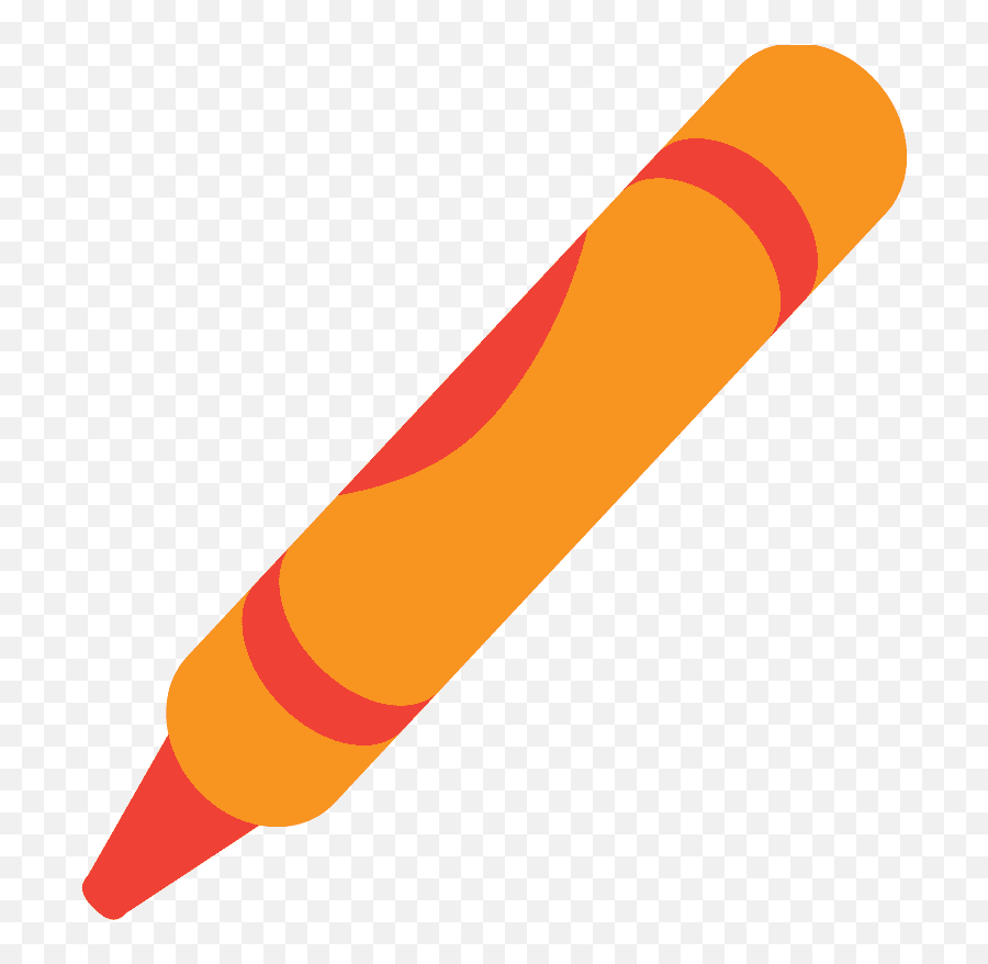 Crayon Emoji Clipart - Pencil Flat Icon Png,Crayon Emoji