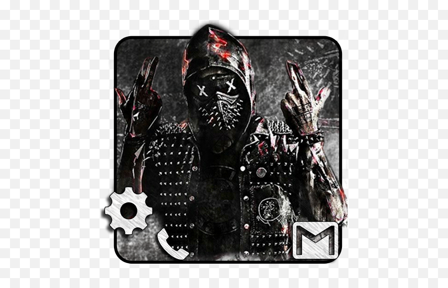 Black Mask Man Themes Wallpapers Emoji,Man And Skull Emoji