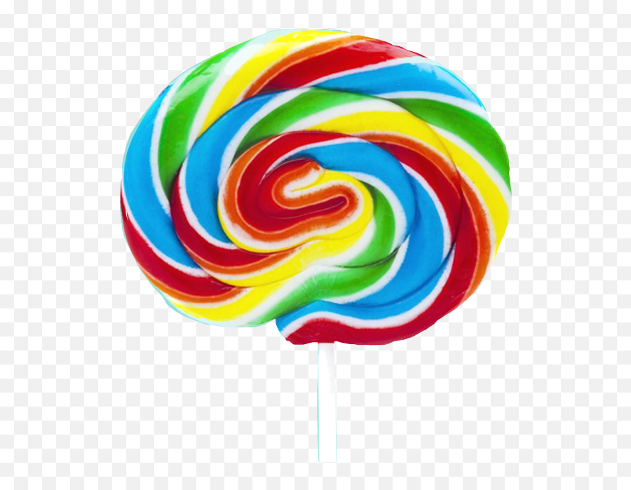 Candy Colorful Rainbow Colors Sticker - Paleta De Colores Comestible Emoji,Rainbow And Candy Emoji