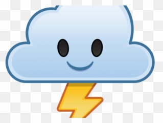 Emoji Clipart Lightning Transparent Cartoon - Disney Emoji Blitz Png,Thunderbolt Emoji