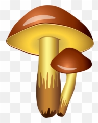 Mushroom Emoji Transparent Background - Mushroom Clipart No Background,Penny Emoji