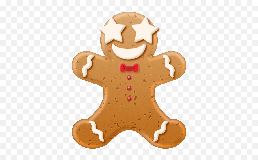 Christmas Gingerbread Emoji - Gingerbread,Biscuit Emoji