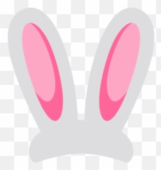 Photo Booth Props - Bunny Emoji