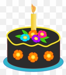 Clip Art - Make A Wish Birthday Cake Emoji,Birthday Cake Emoticon Facebook