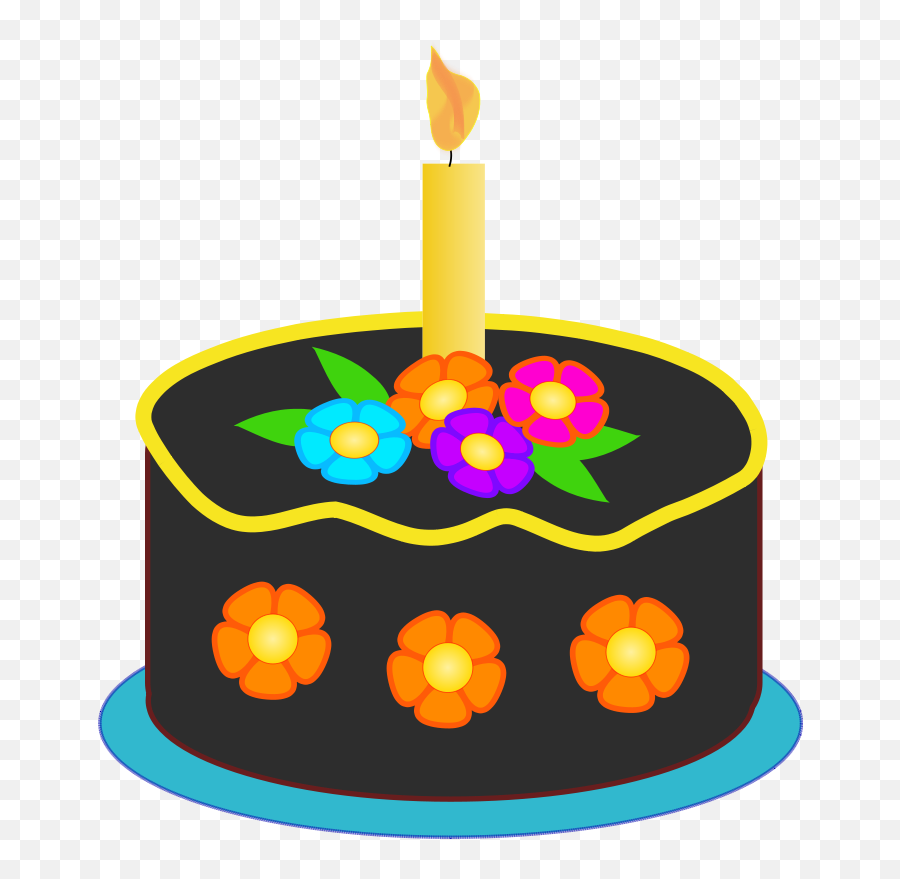 Clip Art - Make A Wish Birthday Cake Emoji,Birthday Cake Emoticon Facebook
