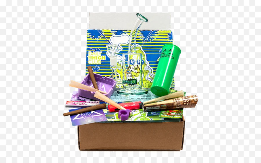 September Smoking Supplies - Daily High Club September Box Emoji,Emoji Gift Wrap