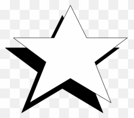 Library Of Black And White Star Clip Freeuse Png Files - With Shadow Emoji
