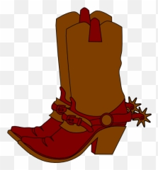 Cowgirl Clipart Go Texan Day - Cowboy Boot Silhouette Emoji