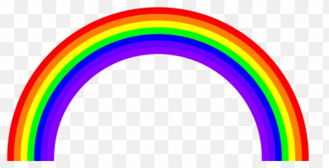 Rainbow Colors Color Rainbows Multicolored - Semi Circle Shaped Objects Emoji,Gay Pride Flag Emoji