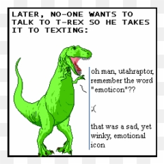 Phone - Tyrannosaurus Emoji,T Rex Emoticon