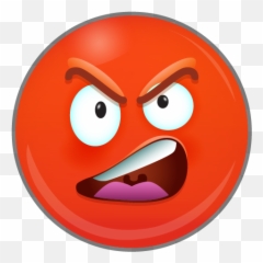 Evil Red Ball Blaster - Management Emoji