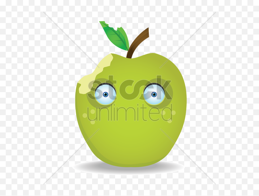 Bitten Emoticon Vector Image - Cartoon Emoji,Trademark Emoticon