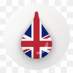Learn British English Language - United Kingdom Circle Flag Emoji