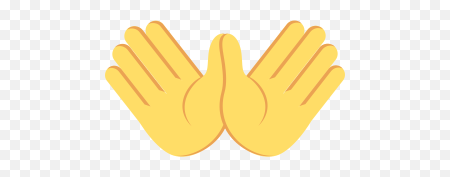 Emojione 1f450 - Open Hands Emoji Png,Emoji Finger