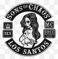 SOCC Sons Of Chaos MC CROSS - PLATFORM Crews GTAForums Gta 5 Tryhard Emblems Emoji