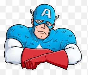 Classic Captain America Stickers For Telegram - Cartoon Emoji,Captain America Emoji