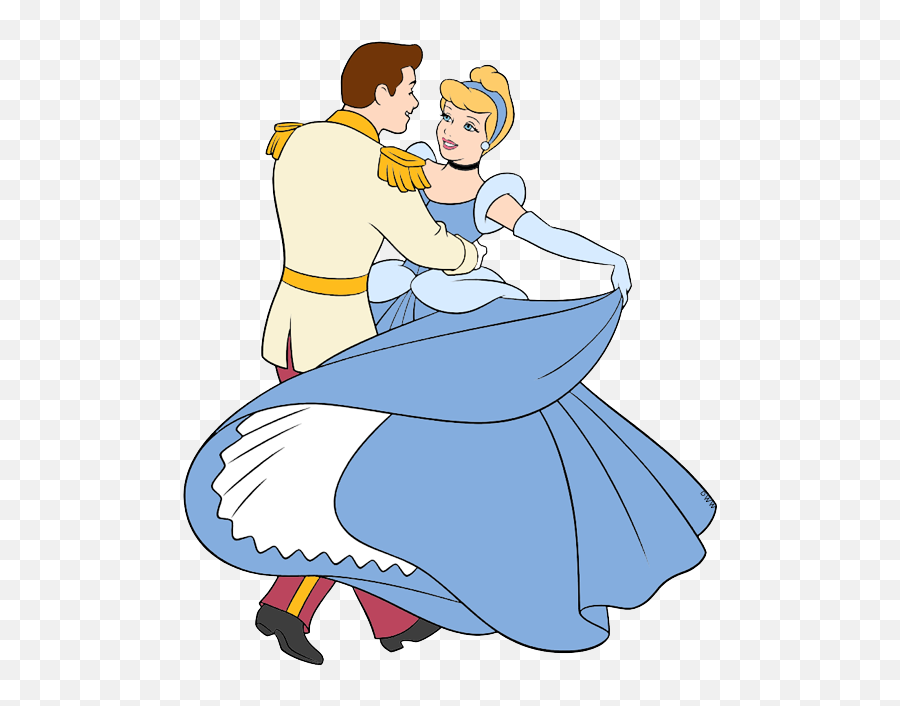 Cinderella And Prince Charming Clipart - Cinderella And Prince Charming Png Emoji,Cinderella Emoji