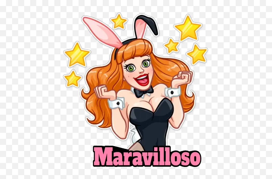Girls Playboy Vijiti Kwa Whatsapp - Conejita Sticker Emoji,Playboy Emoji