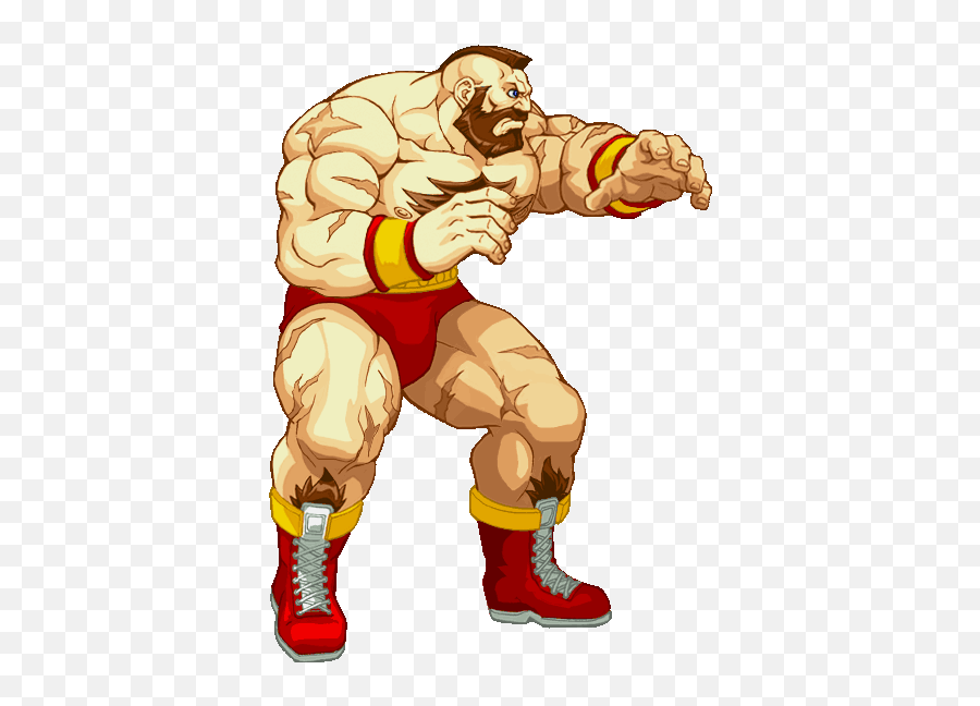 Lwang4266 - Street Fighter Character Zangief Emoji,Jiffpom Emoji