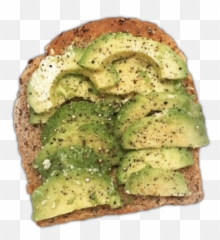 Avocado Toast Avocadotoast Food - Transparent Background Emoji