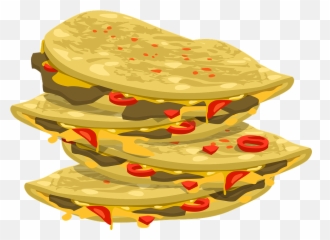 Mexico Clipart Taco - Transparent Quesadilla Emoji